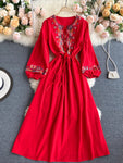 Boho-Ärmelloses Kleid