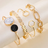 Boho Marble Armband-Set