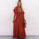 Langes Hippie-Kleid