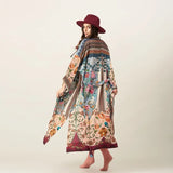 Lockeres Boho-Kimono-Kleid