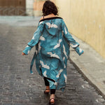 Lockeres Boho-Kimono-Kleid