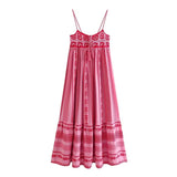 Pink Print Sommerkleid