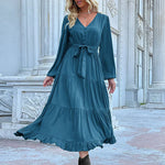 Bohemian Ruffled Maxi Dress