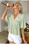 Boho Bluse Satin