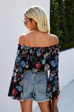 Boho Bluse mit Ausgestellten Ärmeln