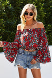 Boho Bluse mit Ausgestellten Ärmeln