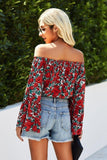 Boho Bluse mit Ausgestellten Ärmeln