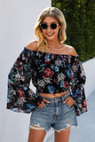 Boho Bluse mit Ausgestellten Ärmeln