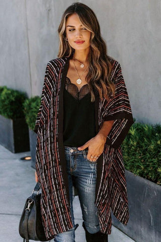 Boho Kimono Schwarz