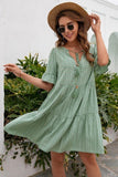 Boho Kleid Kurz Babydoll