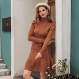 Boho Kleid Kurz Herbst Winter