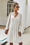 Boho Kleid Kurz Lockeres