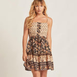 Boho Kleid Kurz Vintage