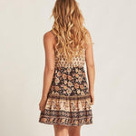 Boho Kleid Kurz Vintage