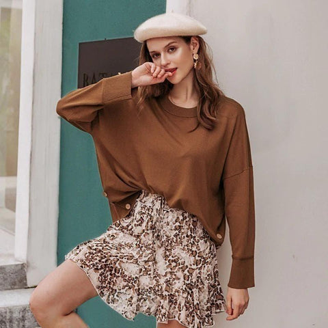 Boho Pullover Brauner