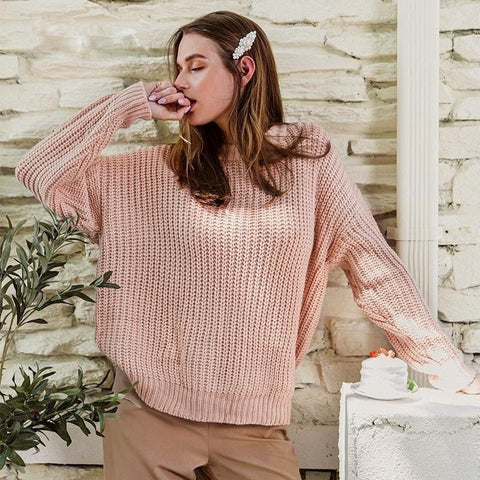 Boho Pullover Rosa