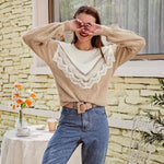 Boho Pullover Spitzen