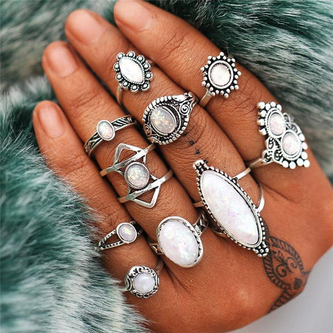 Boho Ring Silber