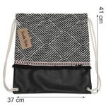 Boho Rucksack Chic Gestreift