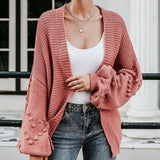 Boho Strickjacke Übergröße