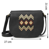 Boho Tasche Chic Geometrischer Druck