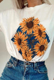 Boho Top Sonnenblumen