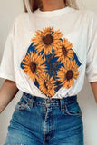 Boho Top Sonnenblumen