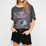 Boho Top Vintage Aerosmith