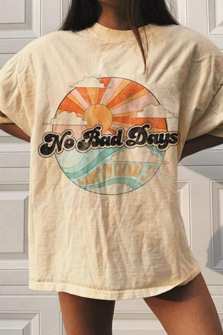 Boho Top Vintage No Bad Days