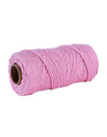 Makramee Seil 4mm Rosa