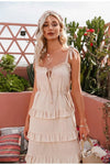 Maxikleid Boho Beige