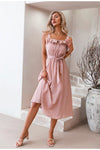 Maxikleid Boho Chic Rosa