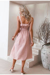 Maxikleid Boho Chic Rosa