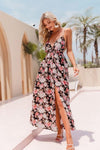 Maxikleid Boho Floral Retro