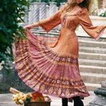 Maxikleid Boho Herbst