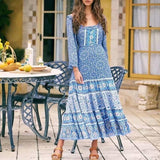 Maxikleid Boho Herbst