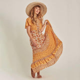 Maxikleid Boho Vintage Lockeres
