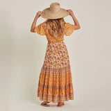 Maxikleid Boho Vintage Lockeres
