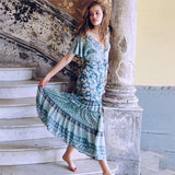 Maxikleid Boho Vintage Lockeres