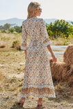 Maxikleid Boho mit Blumen