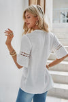 blusa blanca bordada bohemia espalda